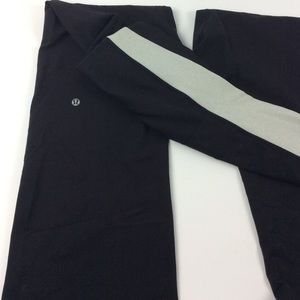 Lululemon size 10 pants workout black gray